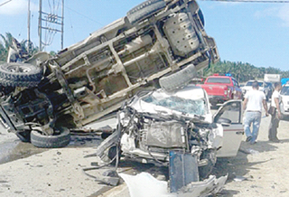 Three seriously hurt in Kota Marudu collision
